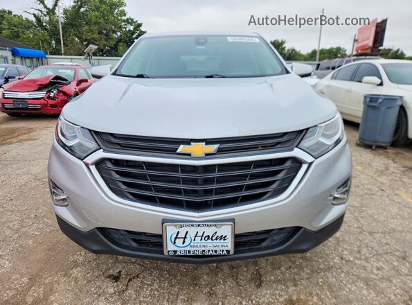 2GNAXUEV3L6183019 2020 CHEVROLET EQUINOX Silver წინა ხედი