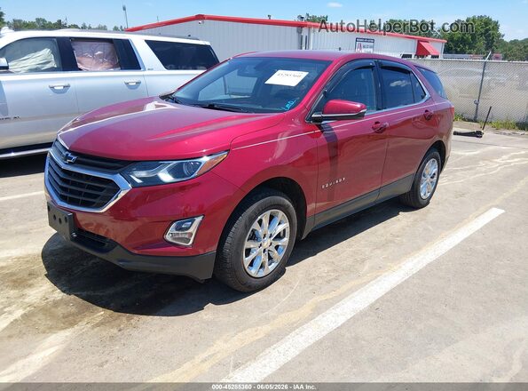 2GNAXUEV4K6110465 2019 CHEVROLET EQUINOX Red Առջևի ձախ երեք քառորդ տեսարան