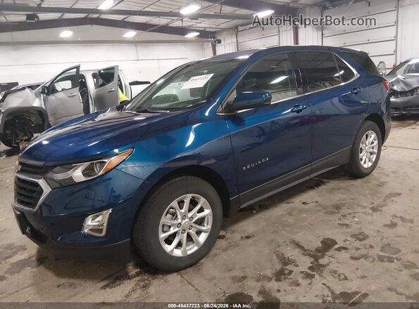 2GNAXUEV4L6283274 2020 CHEVROLET EQUINOX Blue Առջևի ձախ երեք քառորդ տեսարան