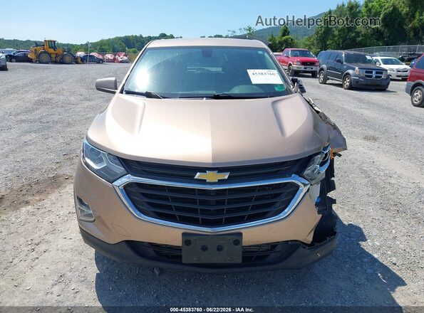 2GNAXUEV5K6167516 2019 CHEVROLET EQUINOX Gold Instrument cluster view
