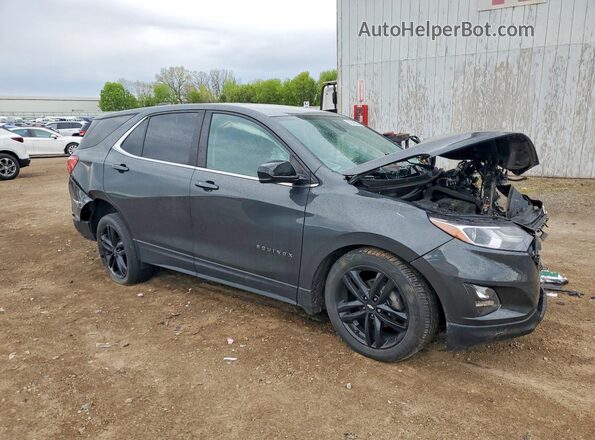 2GNAXUEV9M6134618 2021 CHEVROLET EQUINOX Charcoal Front right