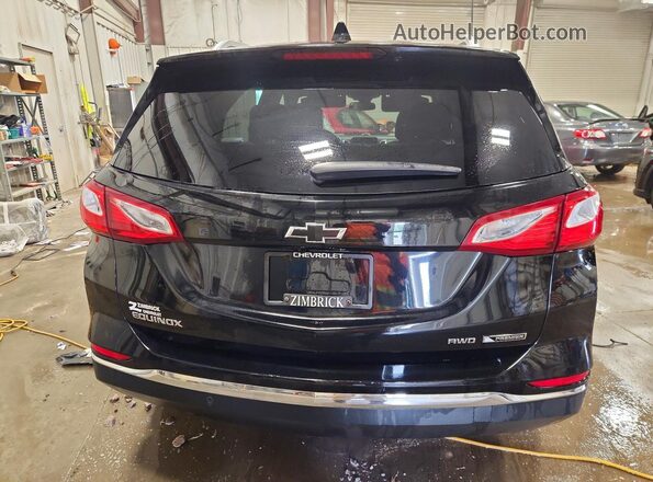 2GNAXVEV4J6149657 2018 CHEVROLET EQUINOX Black Вид ззаду