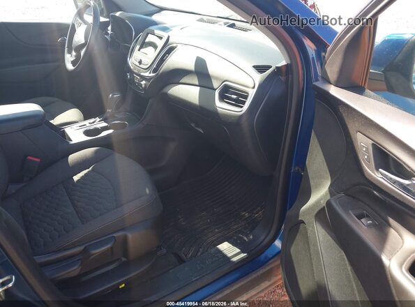 2GNAXVEX3K6186069 2019 CHEVROLET EQUINOX Blue Вид салону спереду