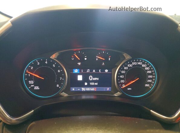2GNAXVEX5K6283614 2019 CHEVROLET EQUINOX Угольный Вид щитка приборов