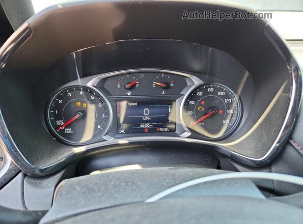 2GNAXWEV9N6152985 2022 CHEVROLET EQUINOX Black Вид щитка приладів
