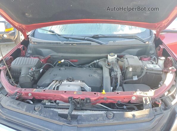 2GNAXWEX2J6198685 2018 CHEVROLET EQUINOX Red Vista del compartimento del motor