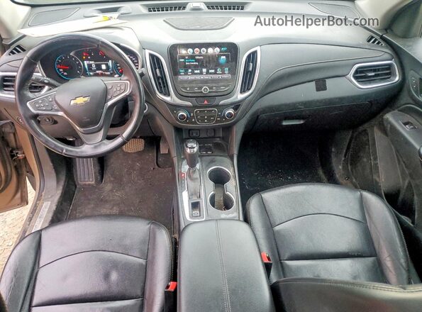 2GNAXWEXXJ6189040 2018 CHEVROLET EQUINOX Tan Widok deski rozdzielczej