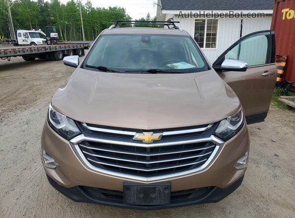 2GNAXWEXXJ6189040 2018 CHEVROLET EQUINOX Tan Widok z przodu