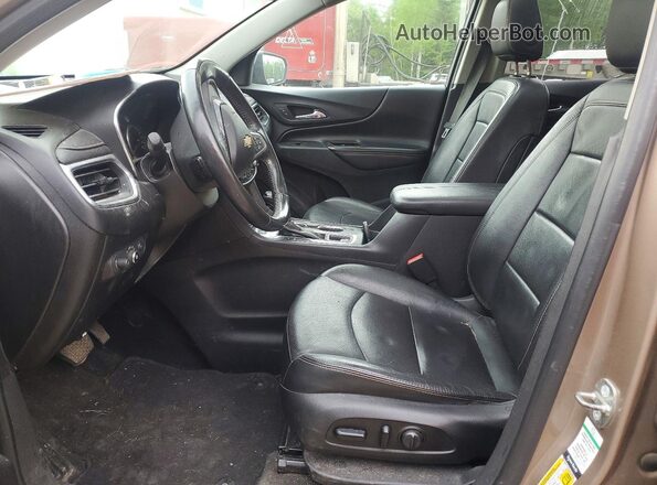 2GNAXWEXXJ6189040 2018 CHEVROLET EQUINOX Tan Widok wnętrza z przodu