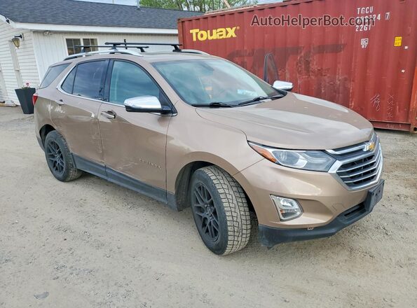 2GNAXWEXXJ6189040 2018 CHEVROLET EQUINOX Tan Przód prawy