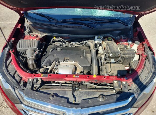 2GNAXWEXXJ6205768 2018 CHEVROLET EQUINOX Красный Вид подкапотного пространства