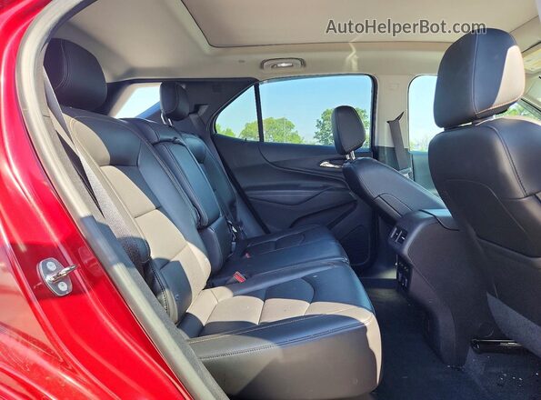 2GNAXWEXXJ6205768 2018 CHEVROLET EQUINOX Красный Вид задней части салона
