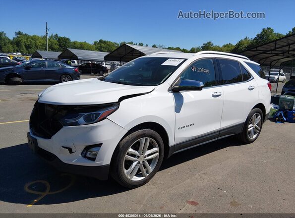 2GNAXWEXXJ6314974 2018 CHEVROLET EQUINOX White წინა მარცხენა ხედი სამი მეოთხედიდან