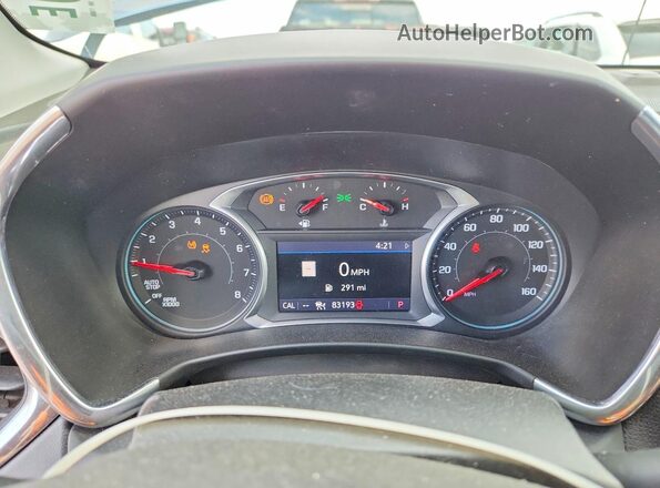 2GNAXYEX0K6170056 2019 CHEVROLET EQUINOX Blue Սարքավորումների վահանակի տեսք