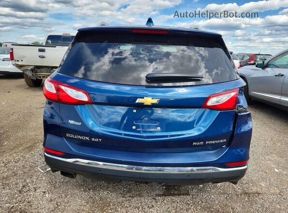 2GNAXYEX0K6170056 2019 CHEVROLET EQUINOX Blue Հետևի տեսք