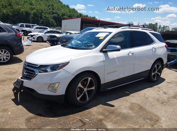 2GNAXYEX0K6213178 2019 CHEVROLET EQUINOX White Առջևի ձախ երեք քառորդ տեսարան
