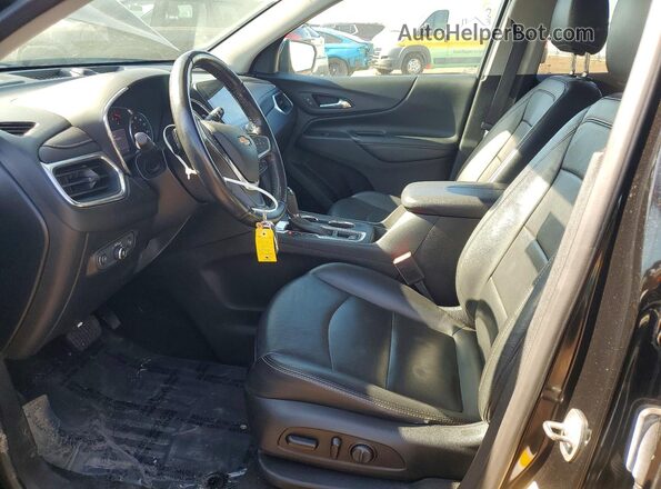 2GNAXYEX9K6224812 2019 CHEVROLET EQUINOX Black წინა სალონის ხედი