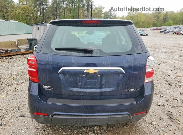 2GNFLEEK0G6166021 2016 CHEVROLET EQUINOX Blue Rear view