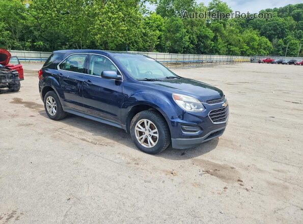 2GNFLEEK0H6104782 2017 CHEVROLET EQUINOX Blue Delantero derecho