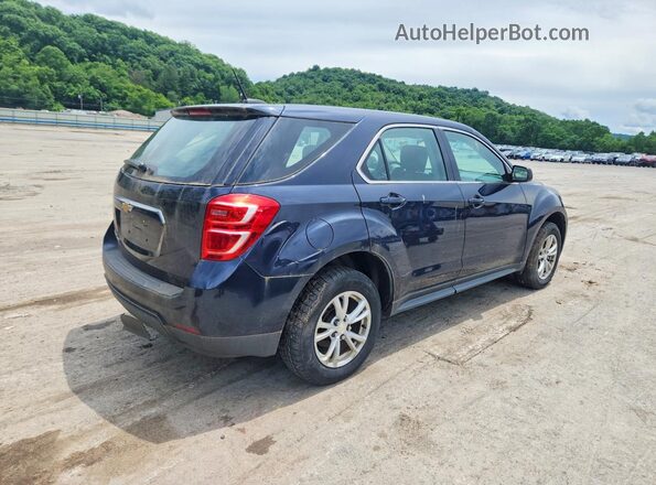 2GNFLEEK0H6104782 2017 CHEVROLET EQUINOX Blue Trasero derecho