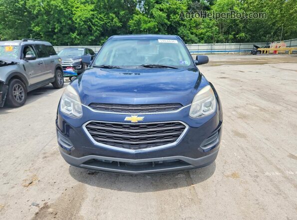 2GNFLEEK0H6104782 2017 CHEVROLET EQUINOX Blue Vista frontal
