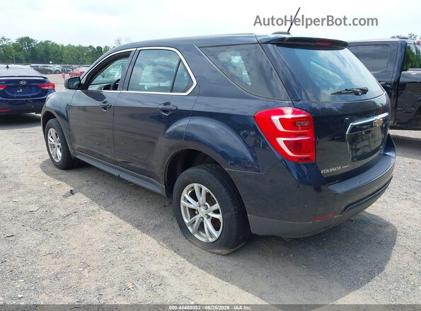 2GNFLEEK1H6285312 2017 CHEVROLET EQUINOX Dark Blue Rear left