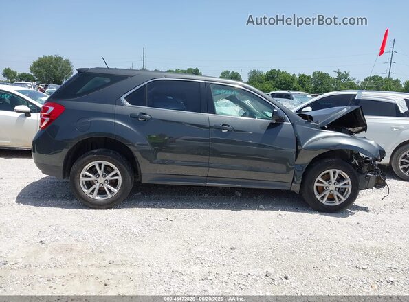 2GNFLEEK1H6312606 2017 CHEVROLET EQUINOX Серый Вид щитка приборов