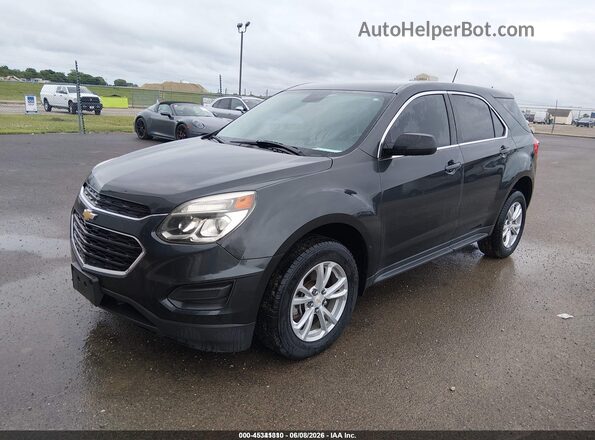 2GNFLEEK1H6315795 2017 CHEVROLET EQUINOX Gray Առջևի ձախ երեք քառորդ տեսարան