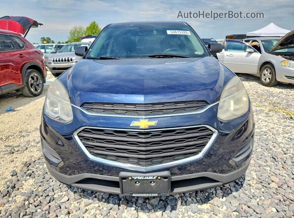 2GNFLEEK1H6333195 2017 CHEVROLET EQUINOX Синий Вид спереди