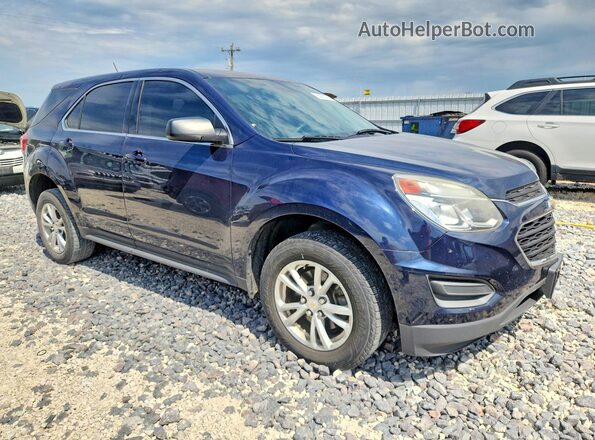 2GNFLEEK1H6333195 2017 CHEVROLET EQUINOX Синий Передняя правая четверть