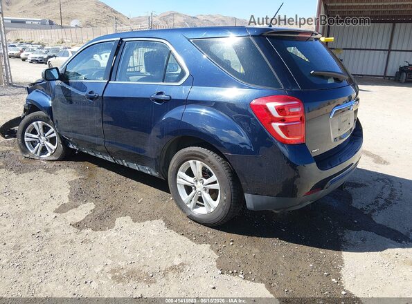 2GNFLEEK3G6219813 2016 CHEVROLET EQUINOX Синий Задняя левая четверть