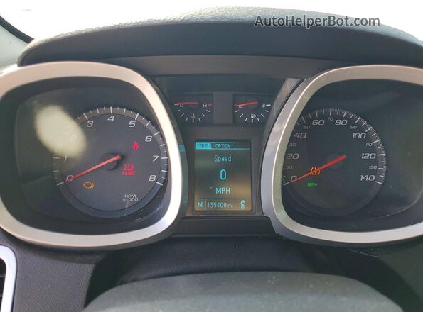 2GNFLEEK3G6340650 2016 CHEVROLET EQUINOX White Вид щитка приладів