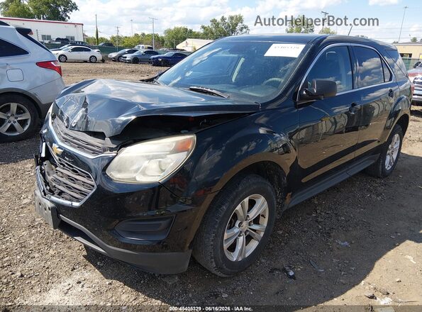 2GNFLEEK4G6156169 2016 CHEVROLET EQUINOX Black Առջևի ձախ երեք քառորդ տեսարան
