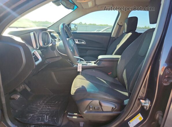 2GNFLEEK4G6218640 2016 CHEVROLET EQUINOX Black წინა სალონის ხედი