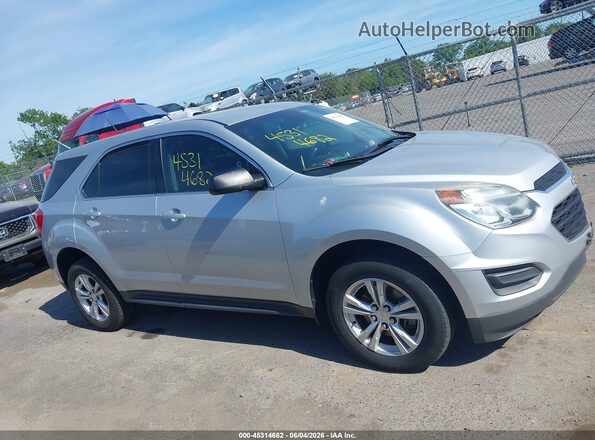 2GNFLEEK4G6254103 2016 CHEVROLET EQUINOX Silver Սալոնի հետևի տեսք