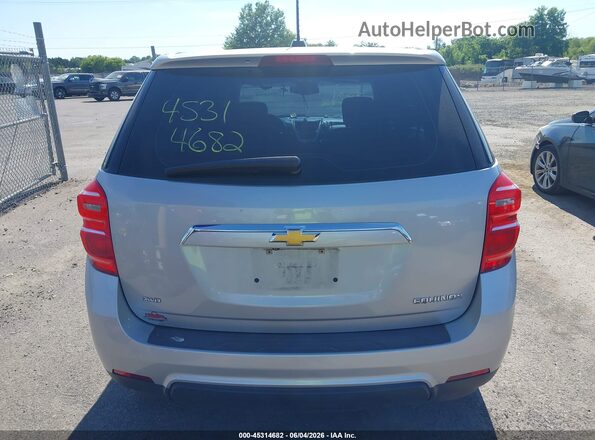 2GNFLEEK4G6254103 2016 CHEVROLET EQUINOX Silver 