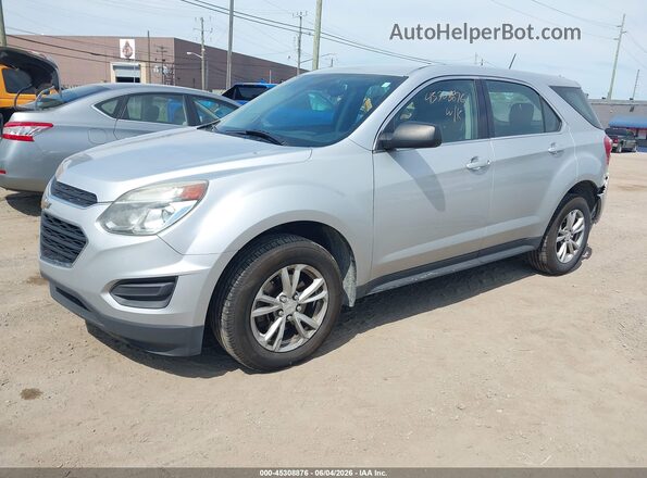 2GNFLEEK6H6266903 2017 CHEVROLET EQUINOX Silver Front left