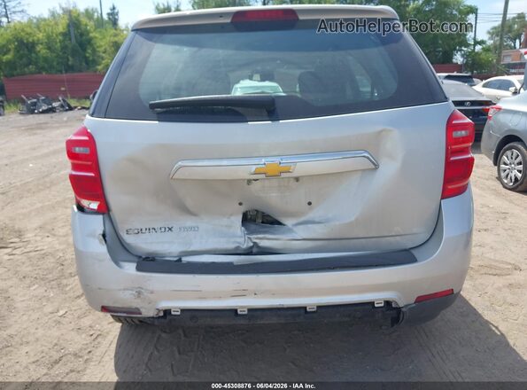 2GNFLEEK6H6266903 2017 CHEVROLET EQUINOX Silver Front view