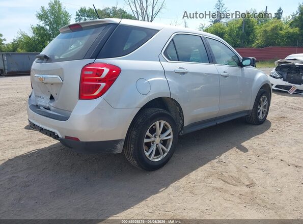 2GNFLEEK6H6266903 2017 CHEVROLET EQUINOX Silver Rear right