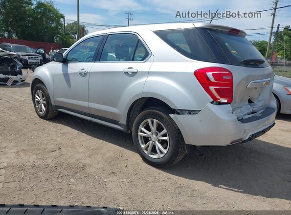 2GNFLEEK6H6266903 2017 CHEVROLET EQUINOX Silver Rear left