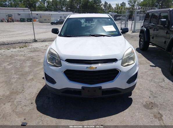 2GNFLEEK7G6217191 2016 CHEVROLET EQUINOX White ხელსაწყოთა პანელის ხედი