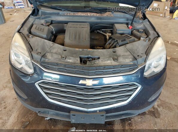 2GNFLEEK7H6318569 2017 CHEVROLET EQUINOX Blue Widok z tyłu