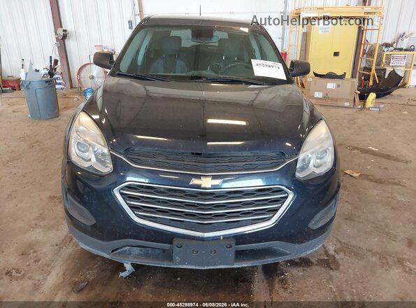 2GNFLEEK7H6318569 2017 CHEVROLET EQUINOX Blue Widok zestawu wskaźników