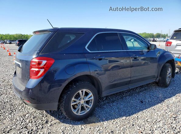 2GNFLEEK8H6274131 2017 CHEVROLET EQUINOX Blue Tył prawy