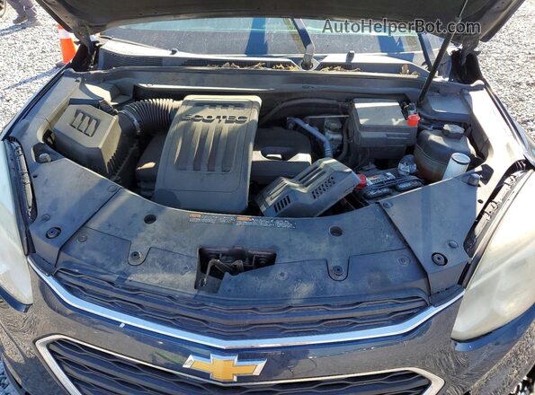 2GNFLEEK8H6274131 2017 CHEVROLET EQUINOX Blue Widok komory silnika
