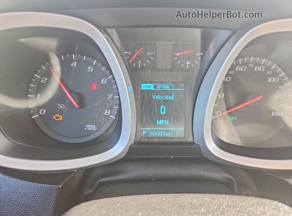 2GNFLEEK9G6142963 2016 CHEVROLET EQUINOX Белый Вид щитка приборов