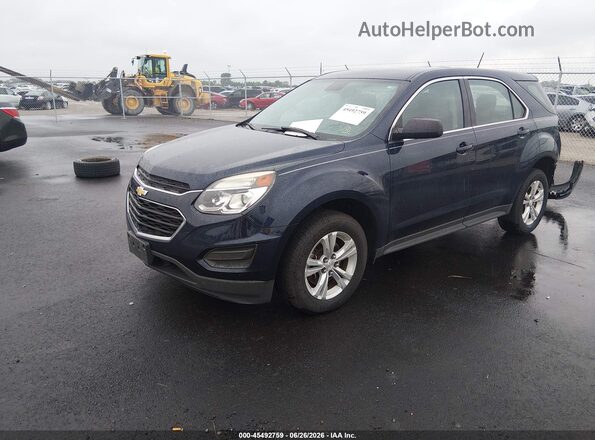 2GNFLEEK9G6201882 2016 CHEVROLET EQUINOX Blue Vista tres cuartos delantera izquierda