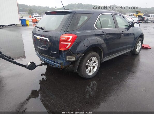 2GNFLEEK9G6201882 2016 CHEVROLET EQUINOX Blue Trasero derecho