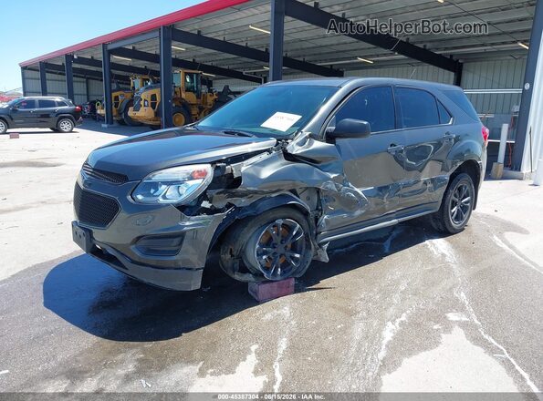 2GNFLEEK9H6235273 2017 CHEVROLET EQUINOX Gray Vista tres cuartos delantera izquierda
