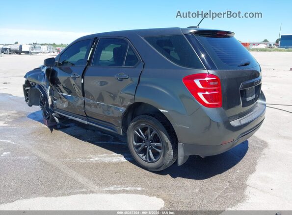 2GNFLEEK9H6235273 2017 CHEVROLET EQUINOX Gray Trasero izquierdo